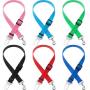 Weewooday 6 Pieces Pet Car Seat Belts Dog Safety Seat Belt Vehicle Seatbelt Harness Safety Leads Adjustable Seat Belt for Cats and Dogs Universal Fit Most Cars (6 Colors)