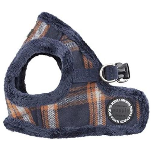 Puppia Kemp Harness-B for Pets, Navy, Medium