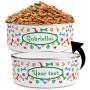 Personalized Dog Bowls for Food or Water (Small - 20oz | Medium - 30oz | Large - 40oz) - Add Your Pets Name - Custom Stainless Steel Enamel Dog Bowl with Lid & Anti-Slip Backing