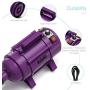Burano Dog Dryer, High Velocity Pet Hair Dryer, 4.0HP Stepless Adjustable Speed Dog Hair Force Dryer for Dogs, Cats & More, Powerful Pet Blower with Heater