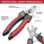 BAIRUI Dog Nail Clippers and Heavy Duty Nail Clipper for Large Dogs,Professional Nail Trimmer for Dogs and Cats,Pet Nail Trimmer with Safety Guard to Avoid Over-Cutting Nails & Free Nail File