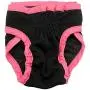 DONGXIONG Female Dog Shorts Puppy Physiological Pants Diaper Pet Underwear for Small Meidium Girl Dogs,Black,L