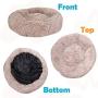 Houseables Comfort & Anti-Anxiety Dog Bed, Beds for Dogs, 30” x 30” x 5”, Beige, Round, Cuddler, Plush Donut Pillow, Cats, Puppy, Snuggle, Slumber Ball, Doggy Nest, Burrow, Washable, Self-Warming Houseables Comfort & Anti-Anxiety Dog Bed, Beds for Dogs, 30” x 30” x 5”, Beige, Round, Cuddler, Plush Donut Pillow, Cats, Puppy, Snuggle, Slumber Ball, Doggy Nest, Burrow, Washable, Self-Warming