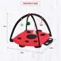 IYOBCXIHO Cat Play Mat, Cat Activity Center with Interactive Toys, Bell Ball, Mice Toy for Cats , Kitten, Kitty, Cat Toys with Mint Ball Cleaning Teeth, Natural Sisal Wand Teasers and Exerciser. IYOBCXIHO Cat Play Mat, Cat Activity Center with Interactive Toys, Bell Ball, Mice Toy for Cats , Kitten, Kitty, Cat Toys with Mint Ball Cleaning Teeth, Natural Sisal Wand Teasers and Exerciser.