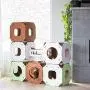 Cat Amazing STACKS! - Modern Cat Condo & Modular Cat Tree - House & Tunnel Cubes for Cats - Made in USA Cat Amazing STACKS! - Modern Cat Condo & Modular Cat Tree - House & Tunnel Cubes for Cats - Made in USA