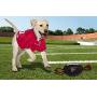 NFL ATLANTA FALCONS Football Dog Toy, Tough Nylon Quality Materials with Strong Pull Ropes & inner SQUEAKER in NFL Team Color