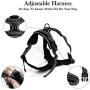 Dog Harness No Pull Pet Harness 3M Reflective Adjustable Outdoor Pet Vest Harness Handle Small Medium Large Dogs Training