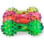 Pet Dumbbell Shape Squeaky Chew Toy Cute Beep Sound