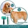 Self-Cleaning Slicker Brush + FREE 7'' Stainless Steel Comb, Pain-free Bristle Cat Dog Grooming Brush Removes Tangled Hair,Dirt,Dander and Reduces Shedding and Tangling for All Hair Types Pet Self-Cleaning Slicker Brush + FREE 7'' Stainless Steel Comb, Pain-free Bristle Cat Dog Grooming Brush Removes Tangled Hair,Dirt,Dander and Reduces Shedding and Tangling for All Hair Types Pet