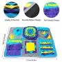 AnberCare Dog Toys, Snuffle Mat for Dogs, Nosework Training Play Mats Interactive Puzzle Toys for Stress Release, Food Dispensing Feed Game AnberCare Dog Toys, Snuffle Mat for Dogs, Nosework Training Play Mats Interactive Puzzle Toys for Stress Release, Food Dispensing Feed Game
