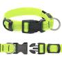 BSEEN LED Dog Collar, USB Rechargeable Light Up Safety Pet Collar, Adjustable Soft Nylon Webbing, Great for Small Medium Large Dogs …
