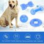 Dog Chew Cooling Toy, Food Leaking Freezer Ball Durable Teeth Cleaning Ice Toys for Small and Large Dogs, Summer, Blue