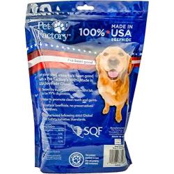 Pet Factory U.S.A. Beef Hide Chip Rolls Chews for Dogs (18 Pack), Small/5''