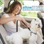 Weewooday 4 Pieces Dog Seat Belt Harness Pet Car Seat Belts Dog Vehicle Seat Belt Dog Safety Leads with Elastic Bungee Buffer, Adjustable Pet Seat Belt for Cats and Dogs for Most Cars