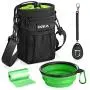 ORIA Dog Training Pouch, Dog Treat Bag, Pet Training Waist Bag with Adjustable Strap, Collapsible Dog Bowl, Storage for Treats, Toys and Training Accessories