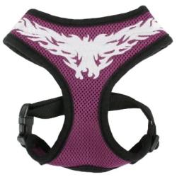 Puppia Authentic Flame Harness, Purple, Small