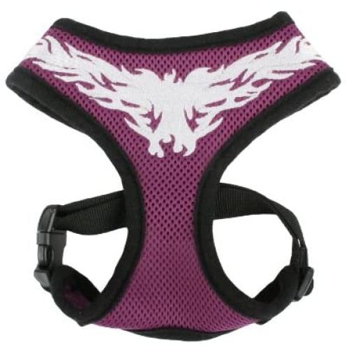 Puppia Authentic Flame Harness, Purple, Small