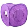 Sheens Cat Tunnel, Oxford Waterproof Dot Tent Foldable Pop-up Cat Cube Tent Hide Tunnel Indoor Outdoor Interactive Toys for Cats Kitten Kitty