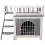 Petsfit 28'' LX21 WX25 H Indoor Cat House/Small Dog House