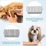 Self Cleaning Brush Comb Set Include 2 Pieces Hair Slicker Brush and 2 Pieces Pet Stainless Steel Comb Pet Shedding Grooming Combs for Pets Dogs and Cats Self Cleaning Brush Comb Set Include 2 Pieces Hair Slicker Brush and 2 Pieces Pet Stainless Steel Comb Pet Shedding Grooming Combs for Pets Dogs and Cats