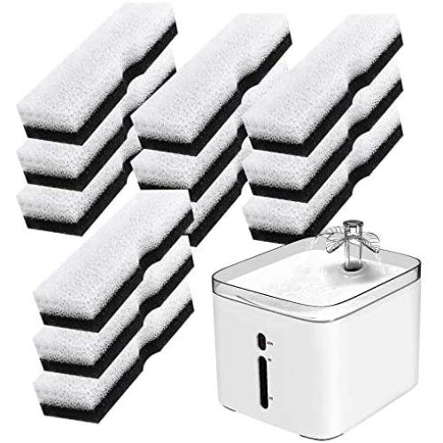 MyfatBOSS Pet Water Fountain Filter, Cat Dog Water Fountain Replacement Filters Compatible with NPET WF020 Water Fountain