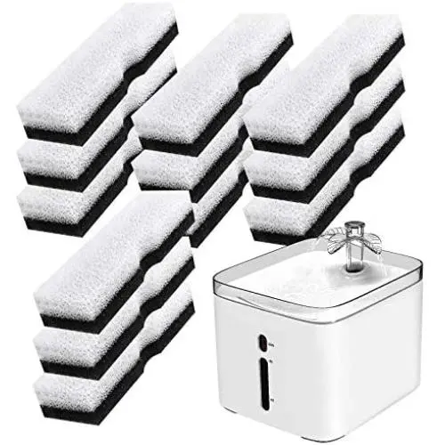 MyfatBOSS Pet Water Fountain Filter, Cat Dog Water Fountain Replacement Filters Compatible with NPET WF020 Water Fountain MyfatBOSS Pet Water Fountain Filter, Cat Dog Water Fountain Replacement Filters Compatible with NPET WF020 Water Fountain