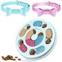 Puppy Puzzle Toys and Cat Collar Set Bow
