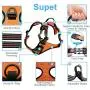 Supet Dog Harness, No Pull Dog Harness Puppy Harness Front Clip Pet Vest Harness with Handle Adjustable Dog Padded Harness 28M Reflective Oxford Comfortable Dog Harness for Outdoor Training Walking Supet Dog Harness, No Pull Dog Harness Puppy Harness Front Clip Pet Vest Harness with Handle Adjustable Dog Padded Harness 28M Reflective Oxford Comfortable Dog Harness for Outdoor Training Walking