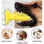 FULNEW Dog Toothbrush Chew Toys Suction Cup Dog Toy Dog Teeth Cleaning Toys Dog Brushing Cactus for Dental Care