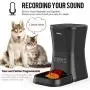 Iseebiz 7L Automatic Pet Feeder, Dogs Cats Food Dispenser 4 Meals a Day with Voice Record Remind, Timer Programmable, Portion Control, Distribution Alarm, IR Detect, for Medium and Large Dogs Cats Pet Iseebiz 7L Automatic Pet Feeder, Dogs Cats Food Dispenser 4 Meals a Day with Voice Record Remind, Timer Programmable, Portion Control, Distribution Alarm, IR Detect, for Medium and Large Dogs Cats Pet