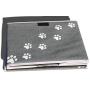 Feline Ruff Large Dog Toys Storage Box and Cat Teaser Wand Holder Bundle. 16'' x 12'' inch Pet Toy Storage Basket with Lid and a Unique Cat Toy Storage Solution