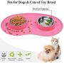 Vivaglory Super Cozy & Warm Donut Pet Bed+Dog Bowls