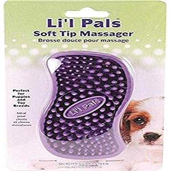 Coastal Pet Products Lil Pals Soft Tip Massager Brush for Dogs