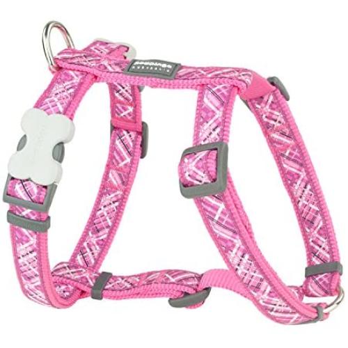 Red Dingo Flanno Design Dog Harness