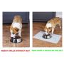GOHOO PET Dog Food Mat Silicone Dog Bowl Mats for Water and Food Nonslip Dog Cat Pet Feeding Placemat