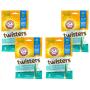 Arm & Hammer for Pets FF7614AMZ4 Twisters Dental Treats for Dogs | Dental Chews Fight Bad Breath, Plaque & Tartar Without Brushing | Mint Flavor, 8 Pcs x 4 Bags, 4 Pack