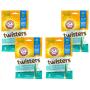 Arm & Hammer for Pets FF7614AMZ4 Twisters Dental Treats for Dogs | Dental Chews Fight Bad Breath, Plaque & Tartar Without Brushing | Mint Flavor, 8 Pcs x 4 Bags, 4 Pack