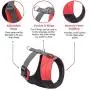 Gooby - Memory Foam Head-in Harness, Small Dog Fleece Lined Harness with Memory Foam Padding Gooby - Memory Foam Head-in Harness, Small Dog Fleece Lined Harness with Memory Foam Padding