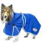 Derby Originals Pampered Pooch Ultra Flex Plush Microfiber Dog Bath Robe with Hood