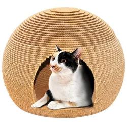 Cosmo’s Own Sphere Cat Scratcher | Cozy Corrugated Cardboard | Round Shape