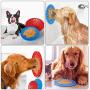 HOISTAC Dog Lick Mat Set For Bathing Grooming And Training，Dog Slow Feeder With 37 Powerful Suction Cups，Lick Pad For Dog Contains Silicone Spatula And Brush， Bathing Buddy For Dogs，2pcs, Blue And Red