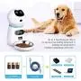 Keprix Automatic Cat Feeder Dog Feeder 118oz for Cat and Small Size Dog with Distribution Alarms, Portion Control, Voice Recorder, Programmable Timer for up to 4 Meals per Day