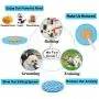 Tewadoo Lick Mat for Dogs, Slow Feeder Dog Bowls as Dog Puzzle Toys Silicone Super Suction Licking Mat for Dogs, Cats Distraction When Bathing, Grooming, Training(2pcs, Blue and Green)
