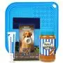 OTIME 2 Pack Dog Lick Mat with Suction Cups Dog Slow Feeder Dog Licking Mat Pet Mat Anxiety Relief Dog Cat Lick Training Licking Mat for Food, Yogurt, Peanut Butter(Blue and Red) OTIME 2 Pack Dog Lick Mat with Suction Cups Dog Slow Feeder Dog Licking Mat Pet Mat Anxiety Relief Dog Cat Lick Training Licking Mat for Food, Yogurt, Peanut Butter(Blue and Red)