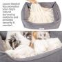 [New] PetFusion Calming Cuddler Dog Bed | Small, Medium | Promotes Natural Burrowing | Solid CertiPUR-US Memory Foam | Anti-Anxiety, Ultra-Cozy Loose Blanket | 1 Year Warranty