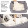 [New] PetFusion Calming Cuddler Dog Bed | Small, Medium | Promotes Natural Burrowing | Solid CertiPUR-US Memory Foam | Anti-Anxiety, Ultra-Cozy Loose Blanket | 1 Year Warranty