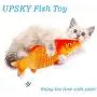 UPSKY Electric Moving Fish Cat Toy, Realistic Plush Simulation Electric Wagging Fish Cat Toy Catnip Kicker Toys, Funny Interactive Pets Pillow Chew Bite Kick Supplies for Cat Kitten Kitty UPSKY Electric Moving Fish Cat Toy, Realistic Plush Simulation Electric Wagging Fish Cat Toy Catnip Kicker Toys, Funny Interactive Pets Pillow Chew Bite Kick Supplies for Cat Kitten Kitty