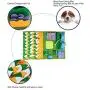 LANGGE Pet Dog Sniffing Mat Find Food Pet Interactive Play Toys Dog Mat for Relieve Stress Puzzle Pet Feeding Pad Training Blanket LANGGE Pet Dog Sniffing Mat Find Food Pet Interactive Play Toys Dog Mat for Relieve Stress Puzzle Pet Feeding Pad Training Blanket
