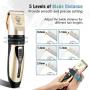 rabbitgoo Dog Grooming Clippers, Rechargeable Pet Hair Trimmer Doggy Grooming Kit, Electric Shaver Hair Remover Kit with 4 Guide Combs Low Noise Cordless Accessories for Pets/Dogs/Cats/Rabbits