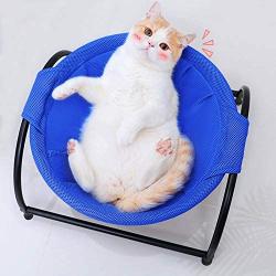 MW Cat Bed Hammock Modern Look with Stand for Small Large Cats Washable 17’’